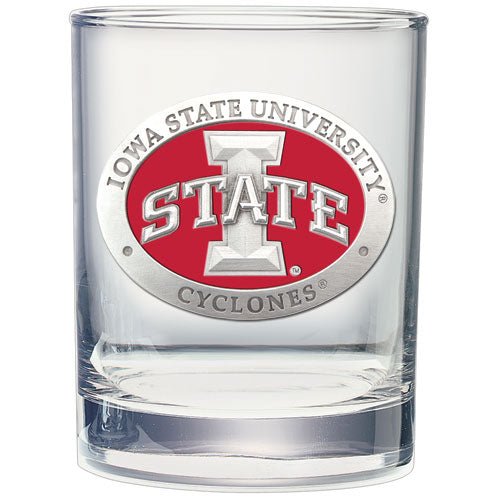 Iowa State University Double Old Fashioned Glass - Sports Gifts, Sports Memorabilia, Sports Collectibles, Fan Shop