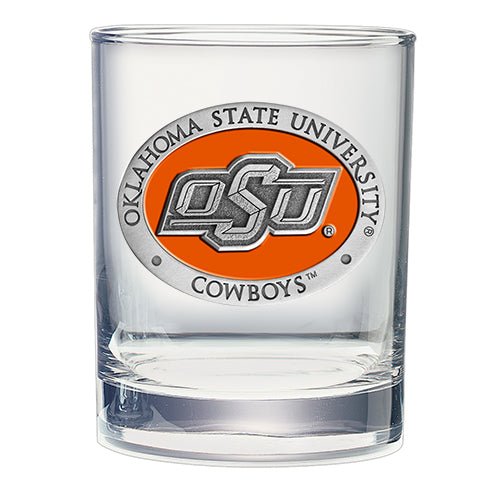 Oklahoma State University Double Old Fashioned Glass - Sports Gifts, Sports Memorabilia, Sports Collectibles, Fan Shop