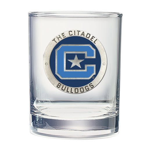 The Citadel Double Old Fashioned Glass - Sports Gifts, Sports Memorabilia, Sports Collectibles, Fan Shop