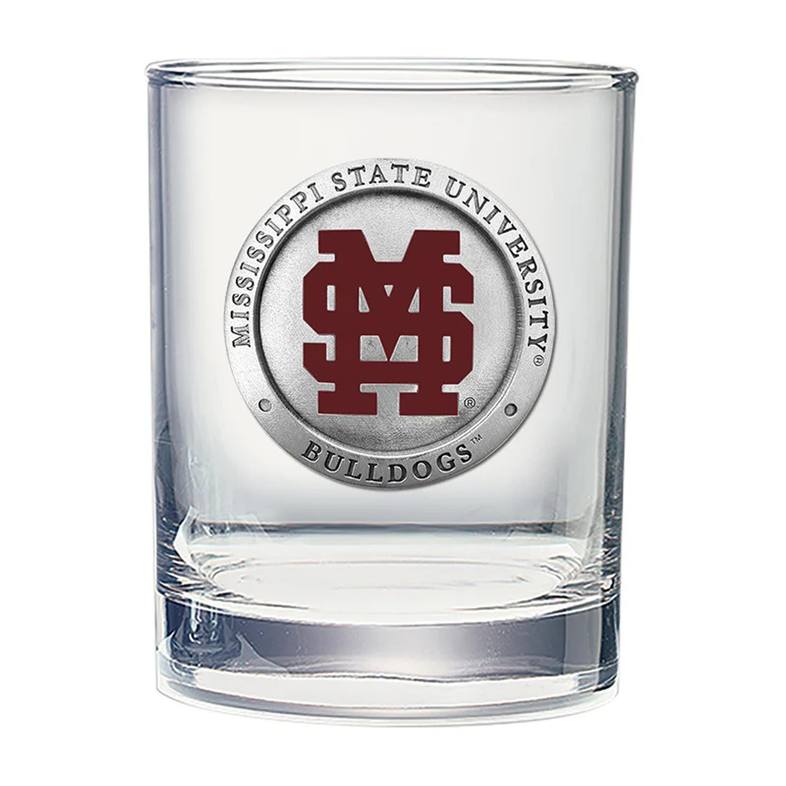 Mississippi State Baseball Logo Old Fashioned Glass - Sports Gifts, Sports Memorabilia, Sports Collectibles, Fan Shop