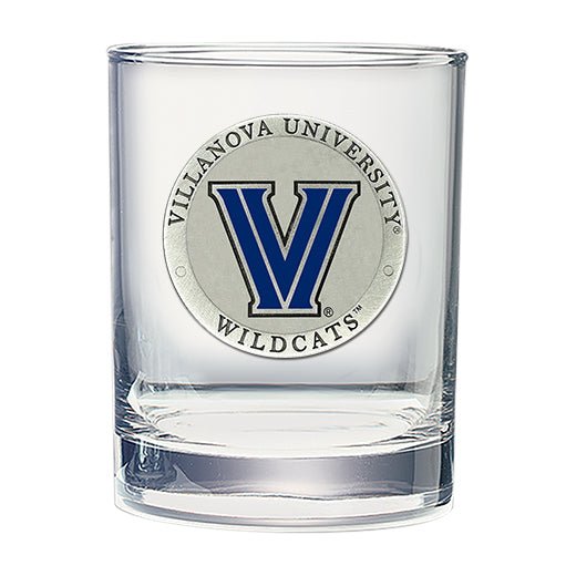 Villanova University Double Old Fashioned Glass - Sports Gifts, Sports Memorabilia, Sports Collectibles, Fan Shop