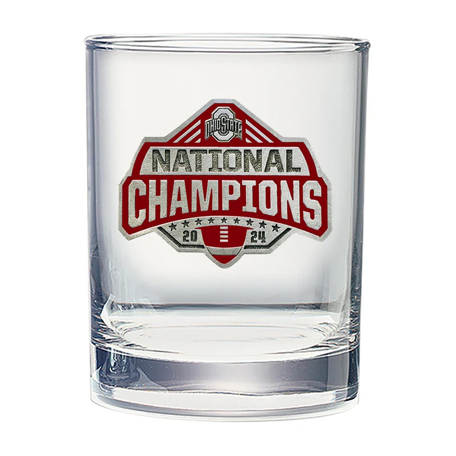 2024-25 Ohio State Football Championship Double Old Fashioned Glass - Sports Gifts, Sports Memorabilia, Sports Collectibles, Fan Shop