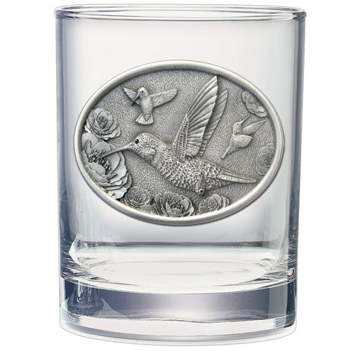 Hummingbirds Double Old Fashioned Glass - Sports Collectibles, Sports Memorabilia, Sports Fan Shop, Sports Gifts