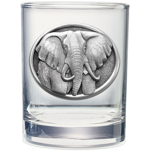 Elephant Double Old Fashioned Glass - Sports Collectibles, Sports Memorabilia, Sports Fan Shop, Sports Gifts