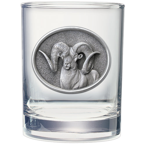 Chadwick Ram Double Old Fashioned Glass - Sports Collectibles, Sports Memorabilia, Sports Fan Shop, Sports Gifts