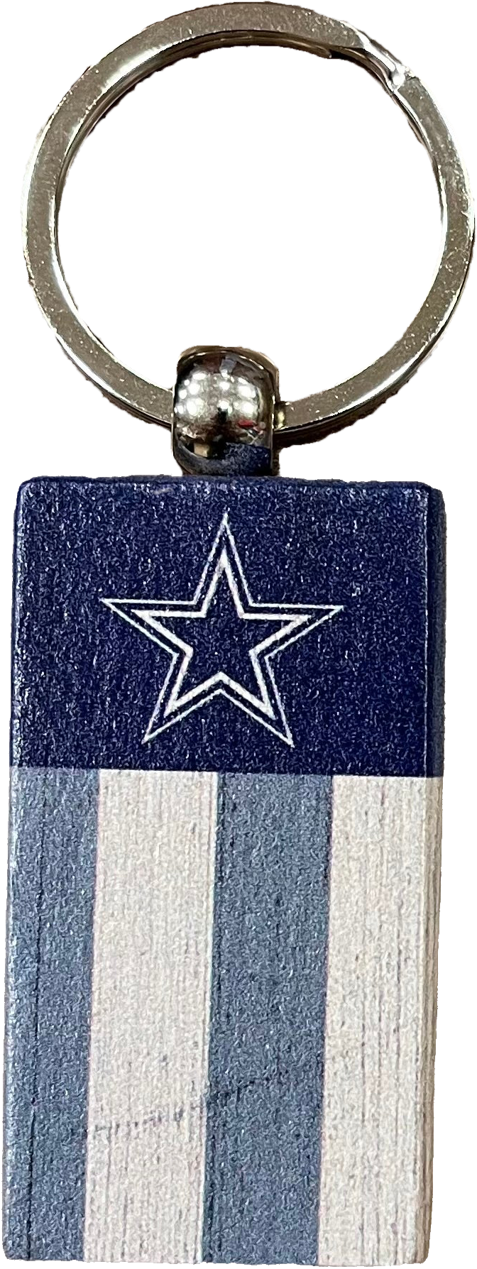 Dallas Cowboys Rectangle Flag Keychain - Sports Collectibles, Sports Memorabilia, Sports Fan Shop, Sports Gifts