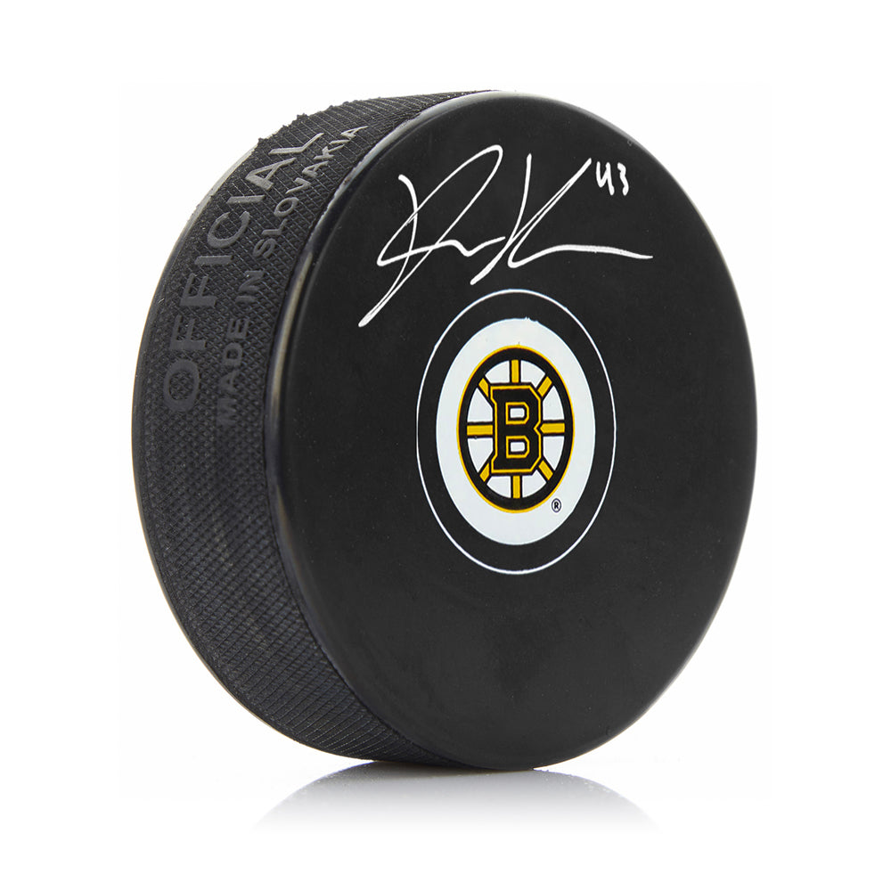 Danton Heinen Autographed Boston Bruins Hockey Logo Puck - Sports Collectibles, Sports Memorabilia, Sports Fan Shop, Sports Gifts