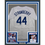 Framed Autographed/Signed Darryl Strawberry 35x39 Los Angeles LA White Baseball Jersey JSA COA