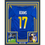 Framed Autographed/Signed Davante Adams 35x39 Los Angeles LA Blue Football Jersey Beckett BAS COA