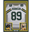 Framed Autographed/Signed Dave Robinson 35x39 HOF 13 Green Bay White Football Jersey JSA COA