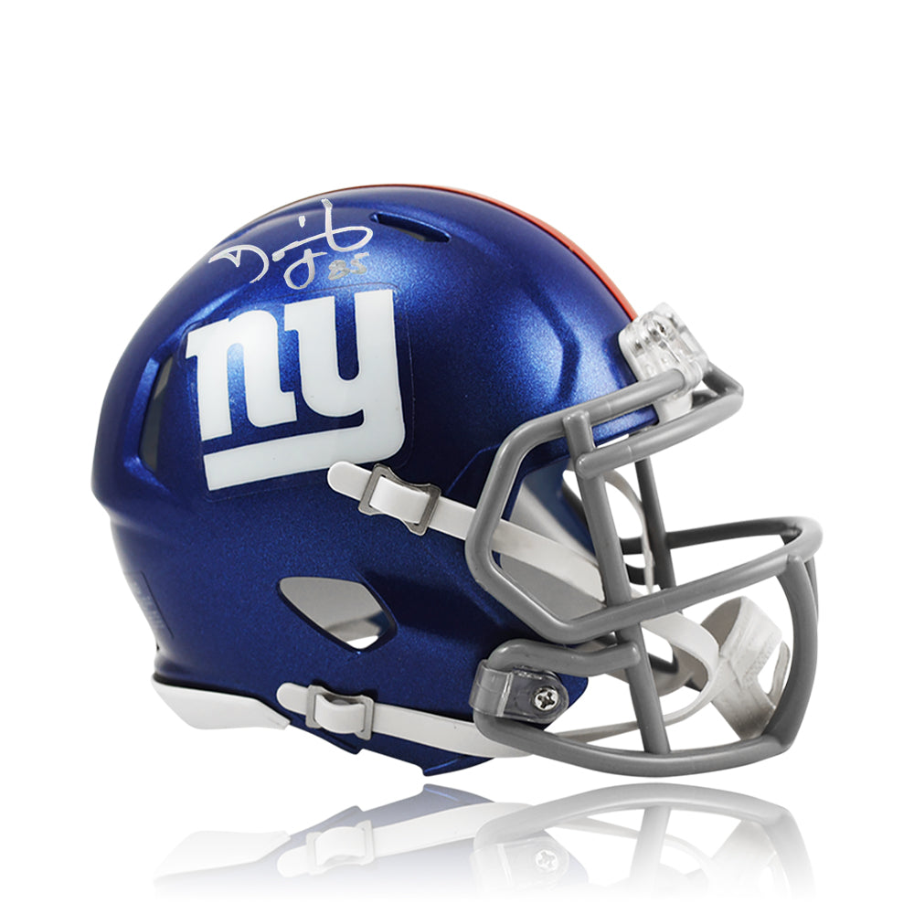 David Tyree New York Giants Autographed NFL Football Mini-Helmet - Sports Collectibles, Sports Memorabilia, Sports Fan Shop, Sports Gifts