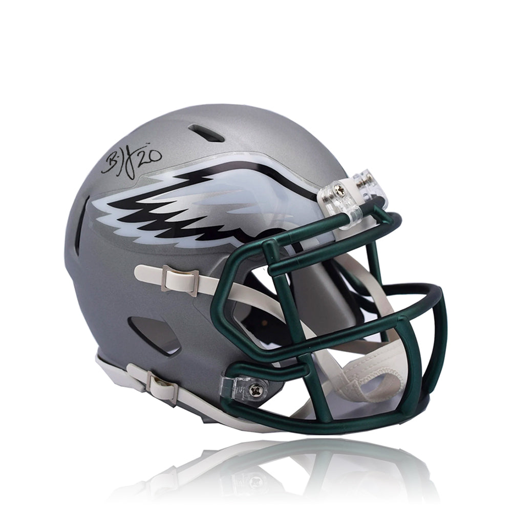 Brian Dawkins Philadelphia Eagles Autographed Football Blaze Helmet - Sports Collectibles, Sports Memorabilia, Sports Fan Shop, Sports Gifts