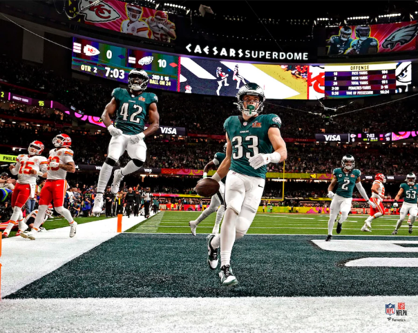 Cooper DeJean Philadelphia Eagles Super Bowl LIX Pick Six 8" x 10" Football Photo - Sports Collectibles, Sports Memorabilia, Sports Fan Shop, Sports Gifts