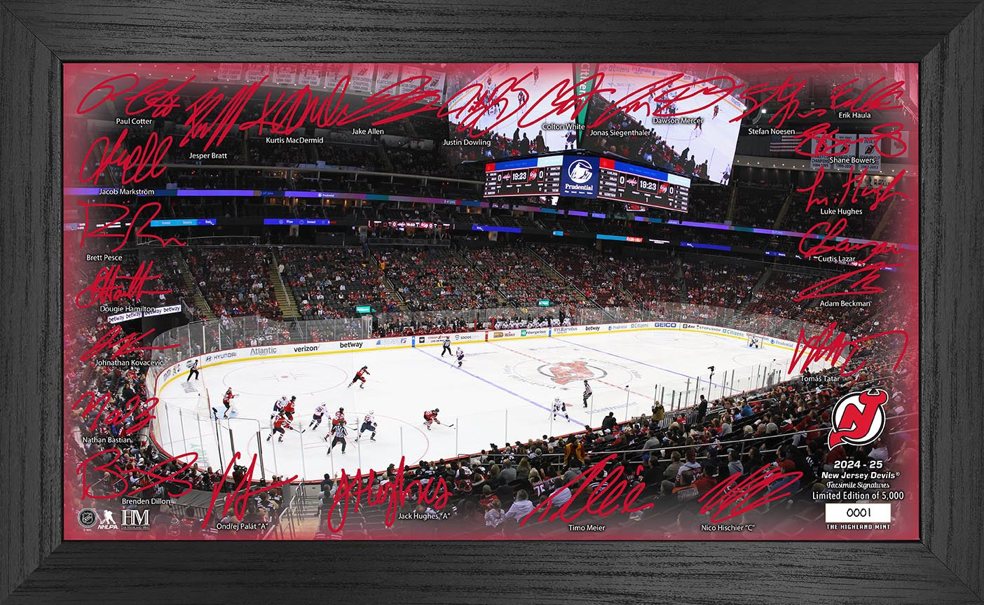 New Jersey Devils 2024-25 Signature Rink - Sports Collectibles, Sports Memorabilia, Sports Fan Shop, Sports Gifts