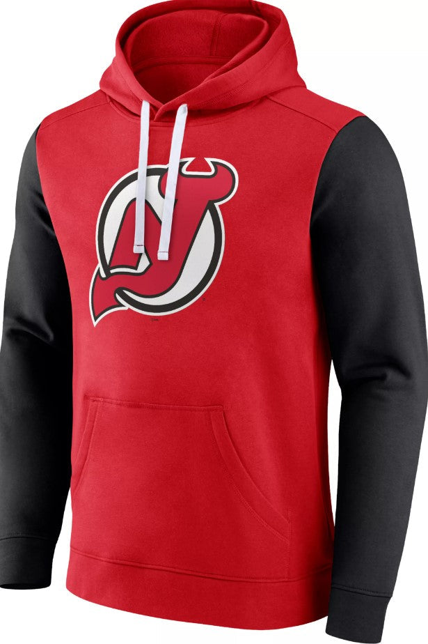 New Jersey Devils Cotton Red Pullover Hoodie - Sports Collectibles, Sports Memorabilia, Sports Fan Shop, Sports Gifts