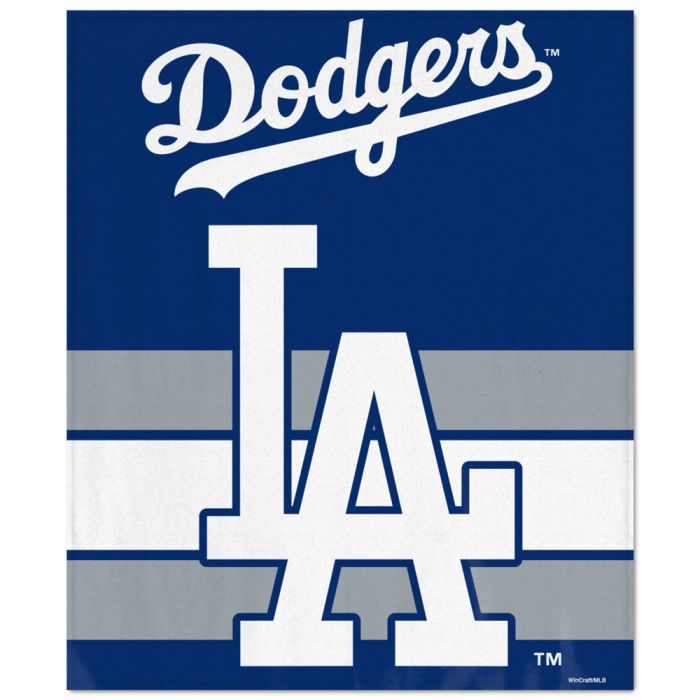 Los Angeles Dodgers Ultra Soft 50" x 60" Blanket - Sports Collectibles, Sports Memorabilia, Sports Fan Shop, Sports Gifts