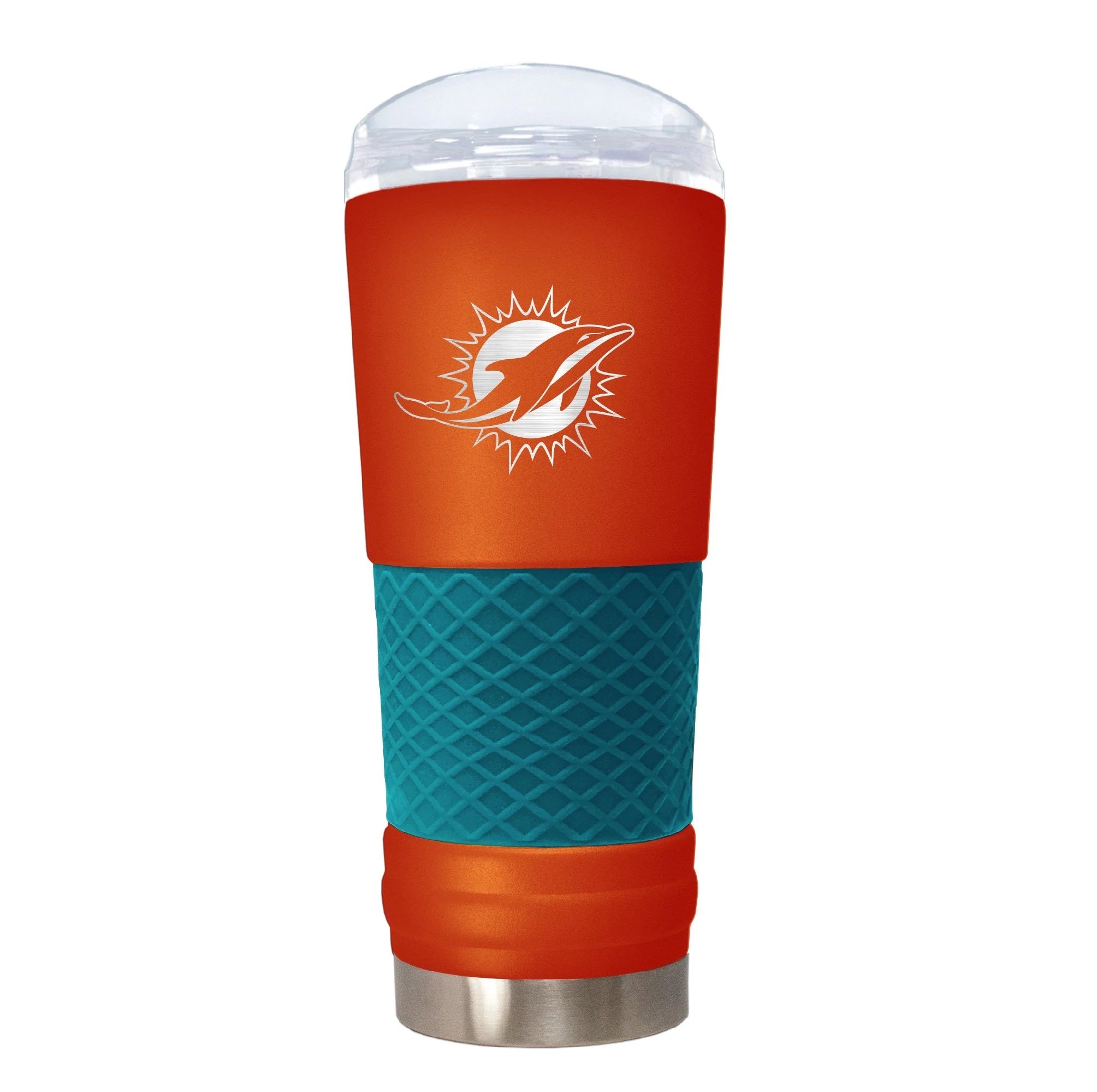 Miami Dolphins "The Draft" 24 oz. Stainless Steel Travel Tumbler - Sports Collectibles, Sports Memorabilia, Sports Fan Shop, Sports Gifts