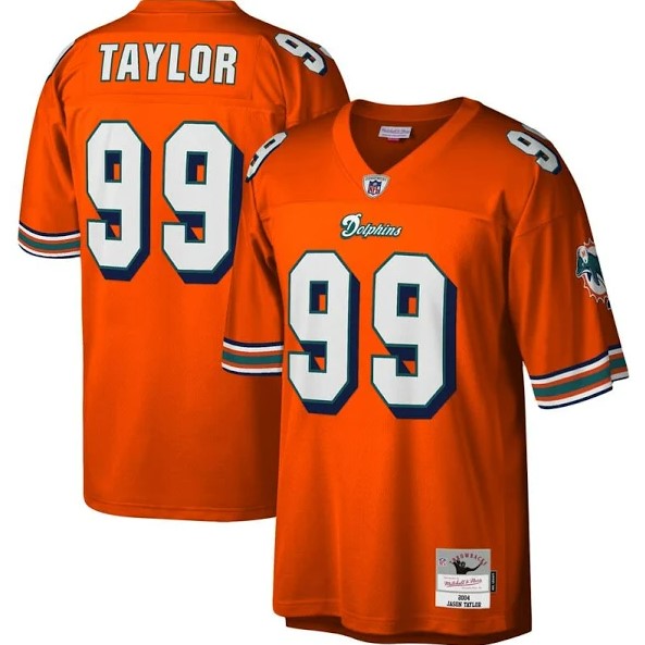 Jason Taylor Miami Dolphins Mitchell & Ness 2004 Legacy Jersey - Sports Collectibles, Sports Memorabilia, Sports Fan Shop, Sports Gifts