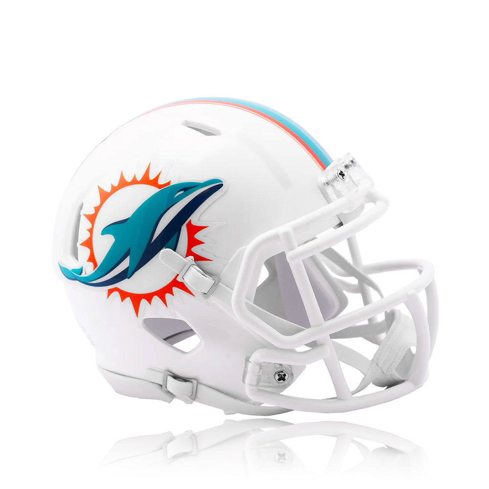 Miami Dolphins NFL Riddell Speed Revolution Mini-Helmet - Sports Collectibles, Sports Memorabilia, Sports Fan Shop, Sports Gifts