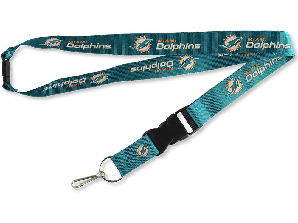 Miami Dolphins NFL Football Breakaway Lanyard - Sports Collectibles, Sports Memorabilia, Sports Fan Shop, Sports Gifts