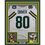 Framed Autographed/Signed Donald Driver 35x39 Green Bay White Football Jersey JSA COA