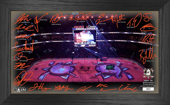 Anaheim Ducks 2024-25 Signature Rink - Sports Collectibles, Sports Memorabilia, Sports Fan Shop, Sports Gifts