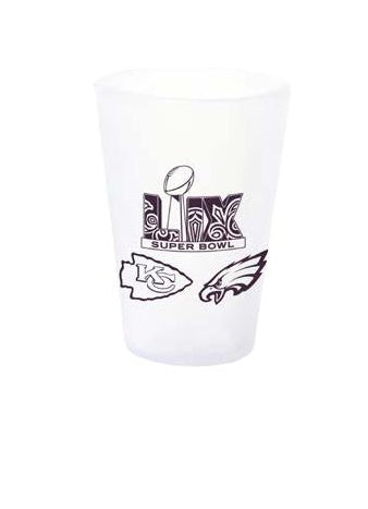 Super Bowl LIX 59 Dueling Silicone Shot Glass - Philadelphia Eagles v Kansas City Chiefs - Sports Collectibles, Sports Memorabilia, Sports Fan Shop, Sports Gifts