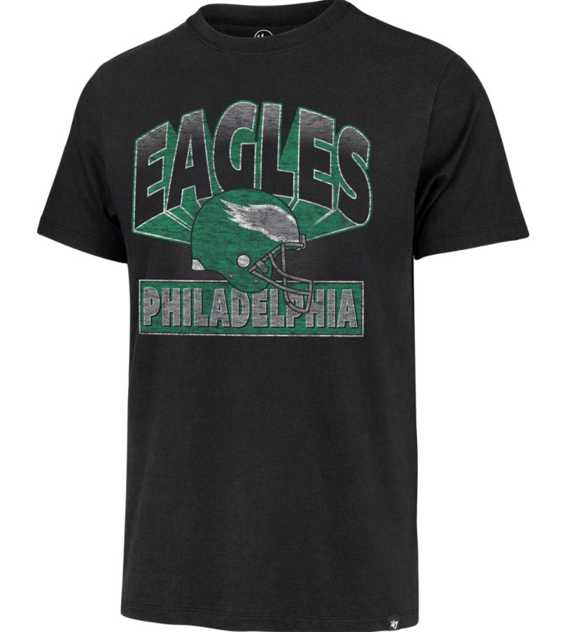 Philadelphia Eagles '47 Brand Amplify Franklin Black Men's T-Shirt - Sports Collectibles, Sports Memorabilia, Sports Fan Shop, Sports Gifts