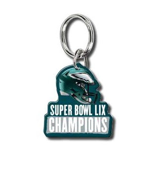 Philadelphia Eagles Super Bowl LIX Champions Acrylic Logo Keychain - Sports Collectibles, Sports Memorabilia, Sports Fan Shop, Sports Gifts