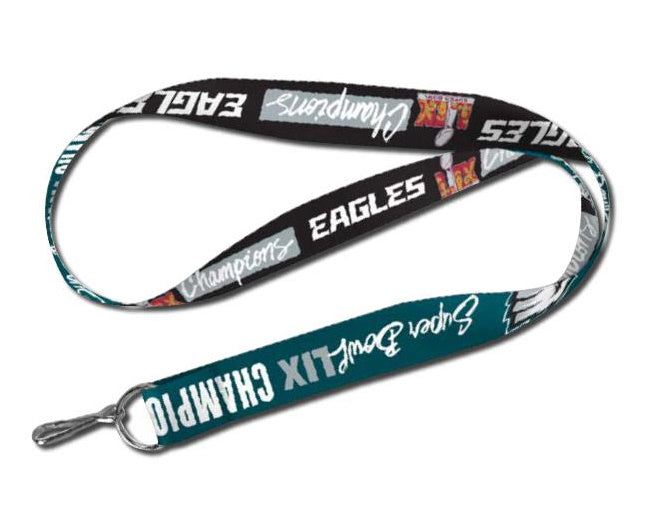 Philadelphia Eagles Super Bowl LIX Champions Lanyard - Sports Collectibles, Sports Memorabilia, Sports Fan Shop, Sports Gifts