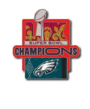Philadelphia Eagles Super Bowl LIX Champions Trophy Commemorative Pin - Sports Collectibles, Sports Memorabilia, Sports Fan Shop, Sports Gifts