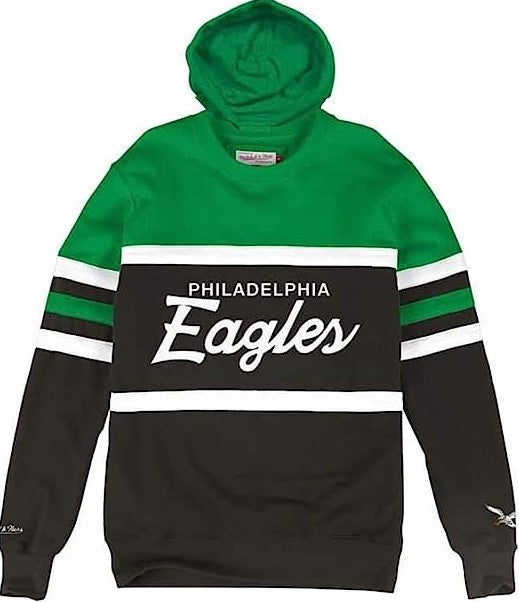 Philadelphia Eagles Mitchell & Ness Head Coach Hoodie - Sports Collectibles, Sports Memorabilia, Sports Fan Shop, Sports Gifts