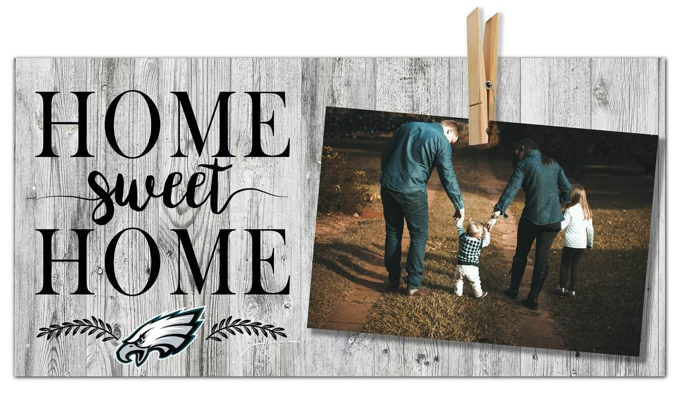 Philadelphia Eagles Home Sweet Home 6" x 12" Wood Sign - Sports Collectibles, Sports Memorabilia, Sports Fan Shop, Sports Gifts