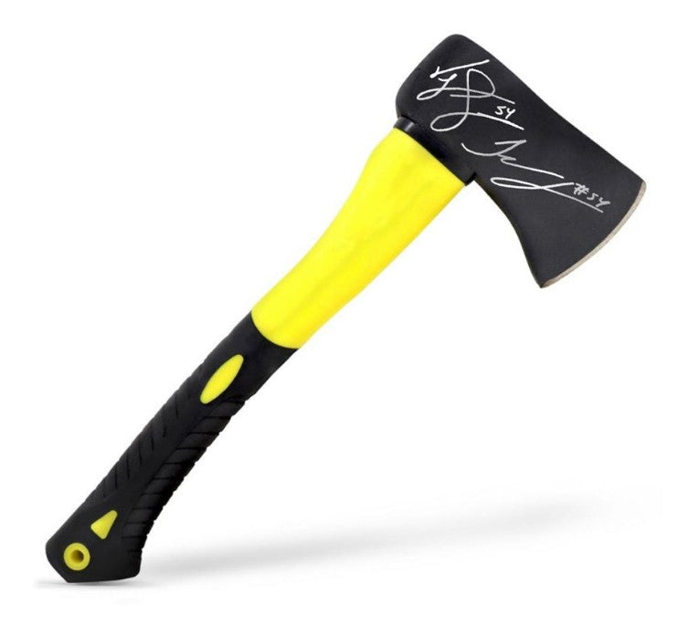 Jeremiah Trotter, Sr. & Jeremiah Trotter, Jr. Philadelphia Eagles Dual-Autographed Axe - Sports Gifts, Sports Memorabilia, Sports Collectibles, Fan Shop