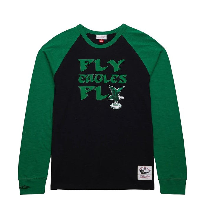 Philadelphia Eagles Mitchell & Ness Legendary Slub Long-Sleeve T-Shirt - Sports Collectibles, Sports Memorabilia, Sports Fan Shop, Sports Gifts