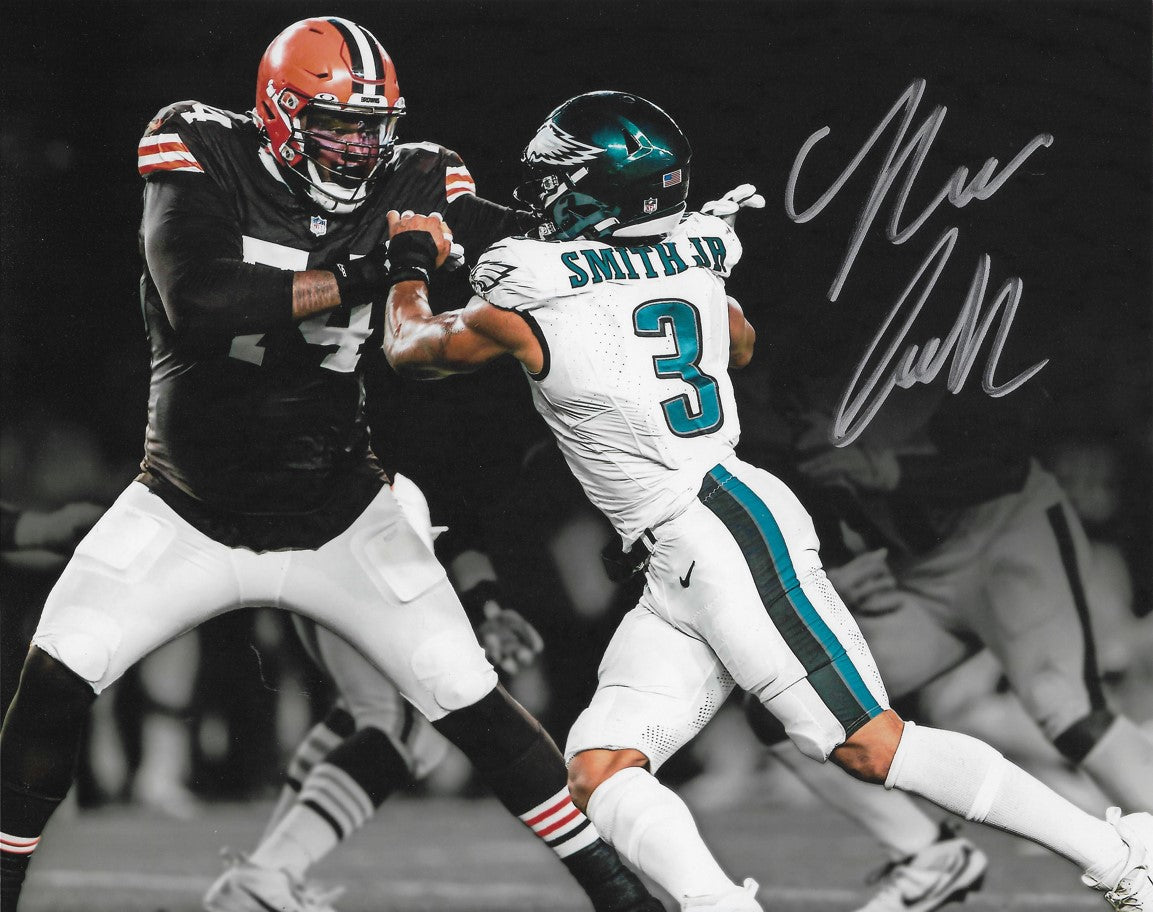 Nolan Smith Blackout Action Philadelphia Eagles Autographed 16" x 20" Football Photo - Sports Collectibles, Sports Memorabilia, Sports Fan Shop, Sports Gifts