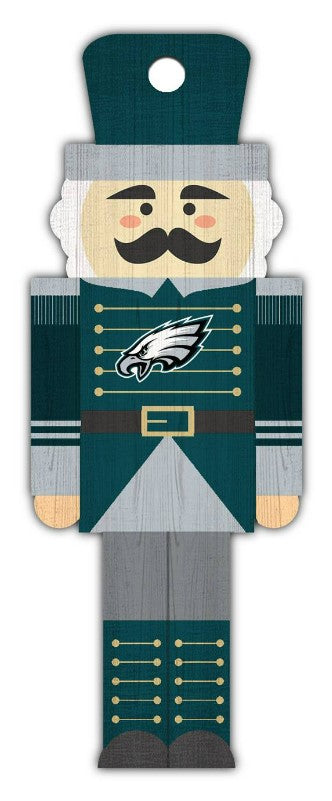 Philadelphia Eagles Wood Nutcracker Ornament - Sports Collectibles, Sports Memorabilia, Sports Fan Shop, Sports Gifts
