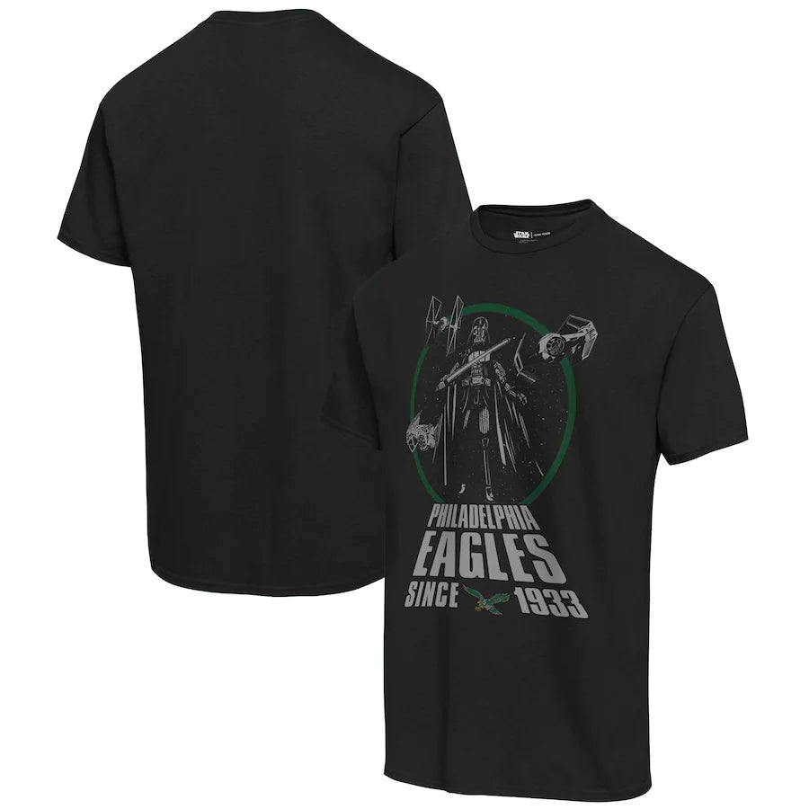 Philadelphia Eagles Star Wars Title Crawl Vintage Football T-Shirt - Sports Collectibles, Sports Memorabilia, Sports Fan Shop, Sports Gifts