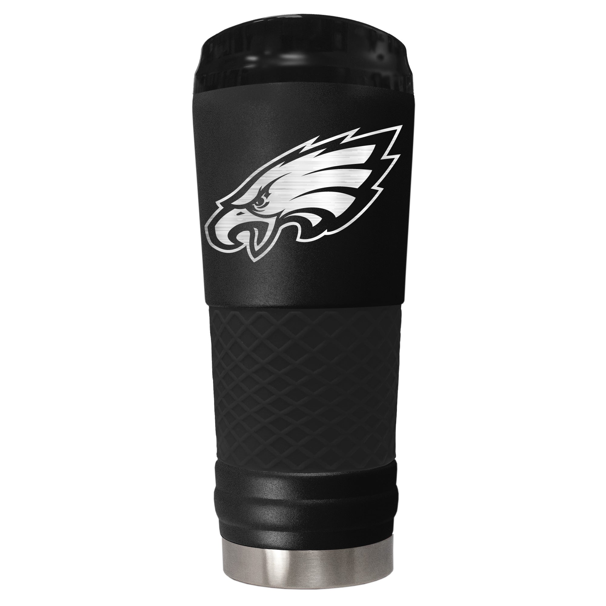 Philadelphia Eagles "The Draft" 24 oz. Stainless Steel Travel Tumbler - Black - Sports Collectibles, Sports Memorabilia, Sports Fan Shop, Sports Gifts