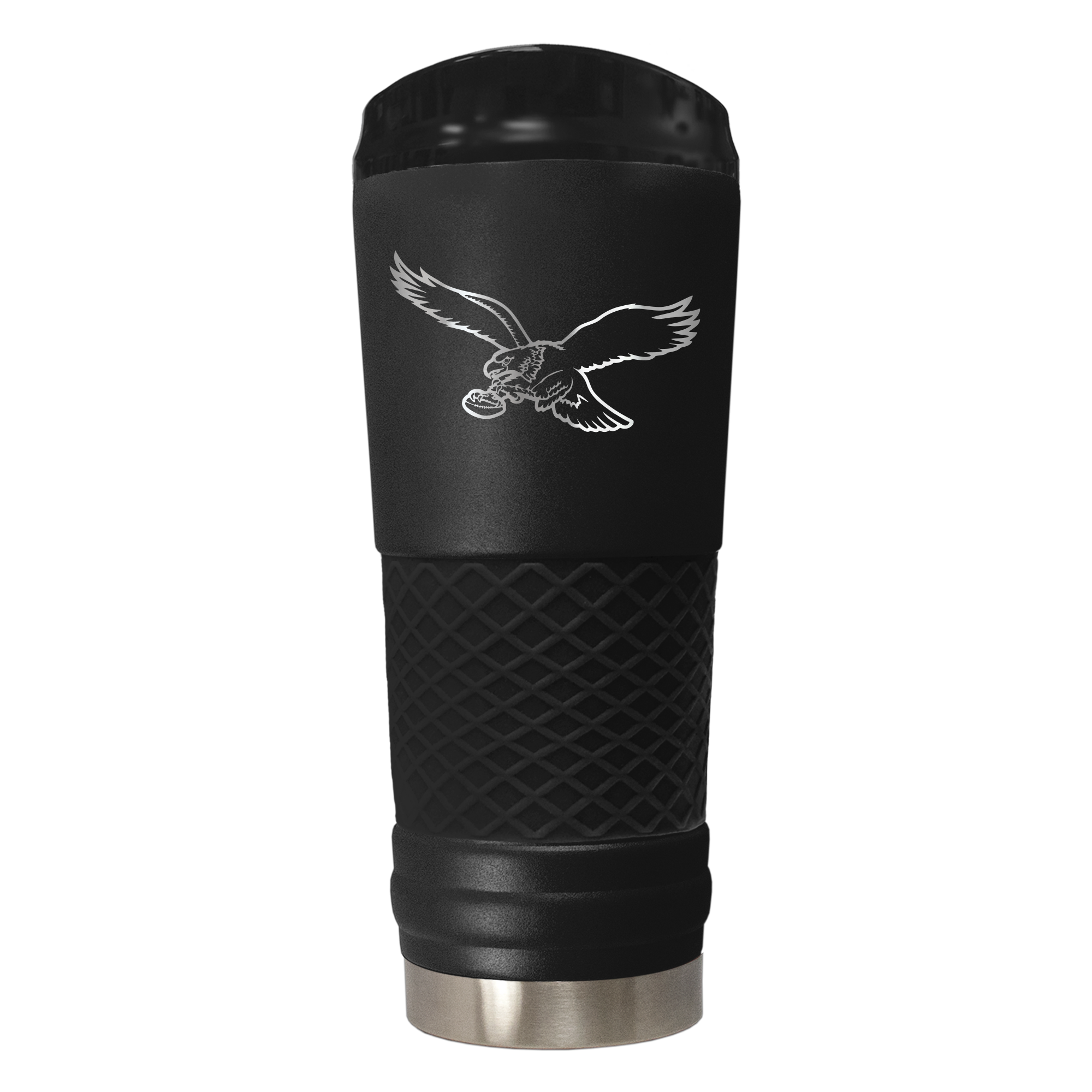 Philadelphia Eagles Throwback 24 oz. Stealth Stainless Steel Travel Tumbler - Sports Collectibles, Sports Memorabilia, Sports Fan Shop, Sports Gifts