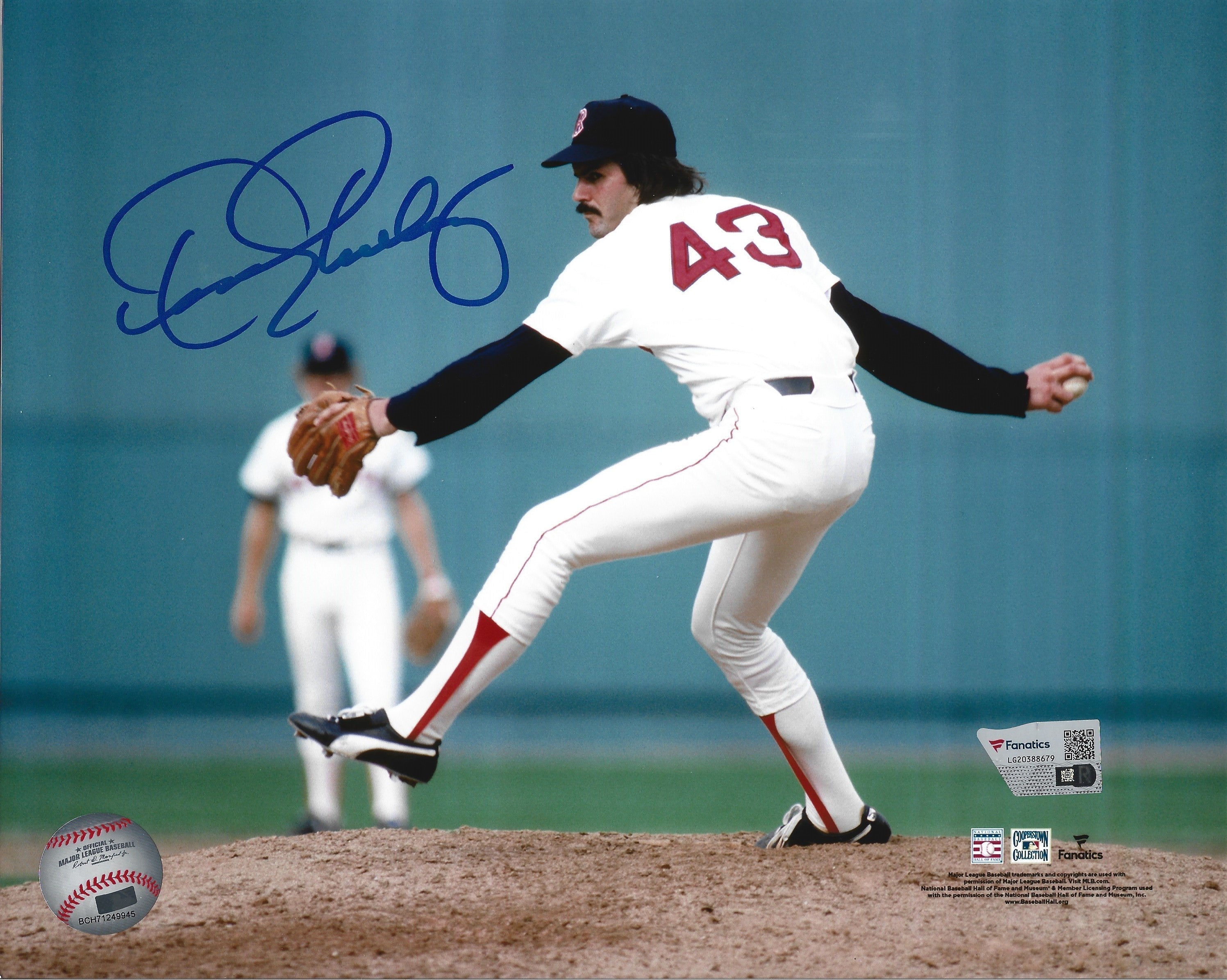 Dennis Eckersley in Action Boston Red Sox Autographed 16" x 20" Baseball Photo - Sports Collectibles, Sports Memorabilia, Sports Fan Shop, Sports Gifts