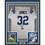 Framed Autographed/Signed Edgerrin James 35x39 Indianapolis White Football Jersey JSA COA