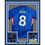 Framed Autographed/Signed Enzo Fernandez 35x39 Chelsea FC Blue Soccer Futbol Jersey Beckett BAS COA