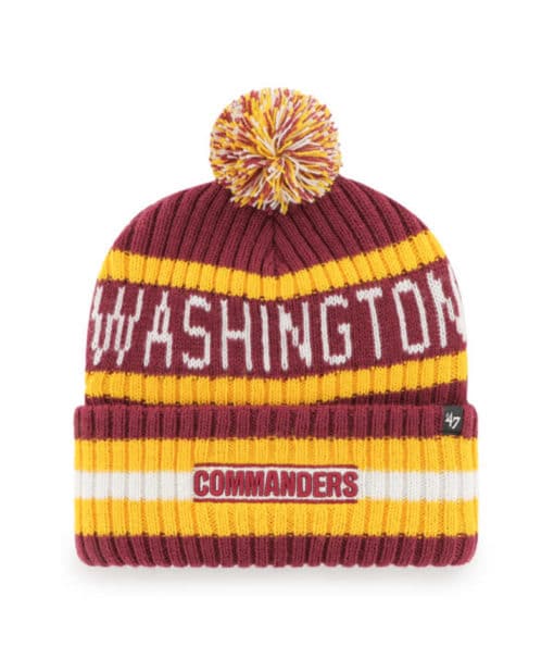 Washington Commanders 47 Brand Cardinal Bering Cuff Knit Hat - Sports Gifts, Sports Memorabilia, Sports Collectibles, Fan Shop