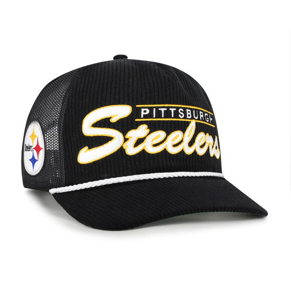 PITTSBURGH STEELERS DOUBLE HEADER MESH '47 HITCH RF RELAXED FIT - Sports Gifts, Sports Memorabilia, Sports Collectibles, Fan Shop