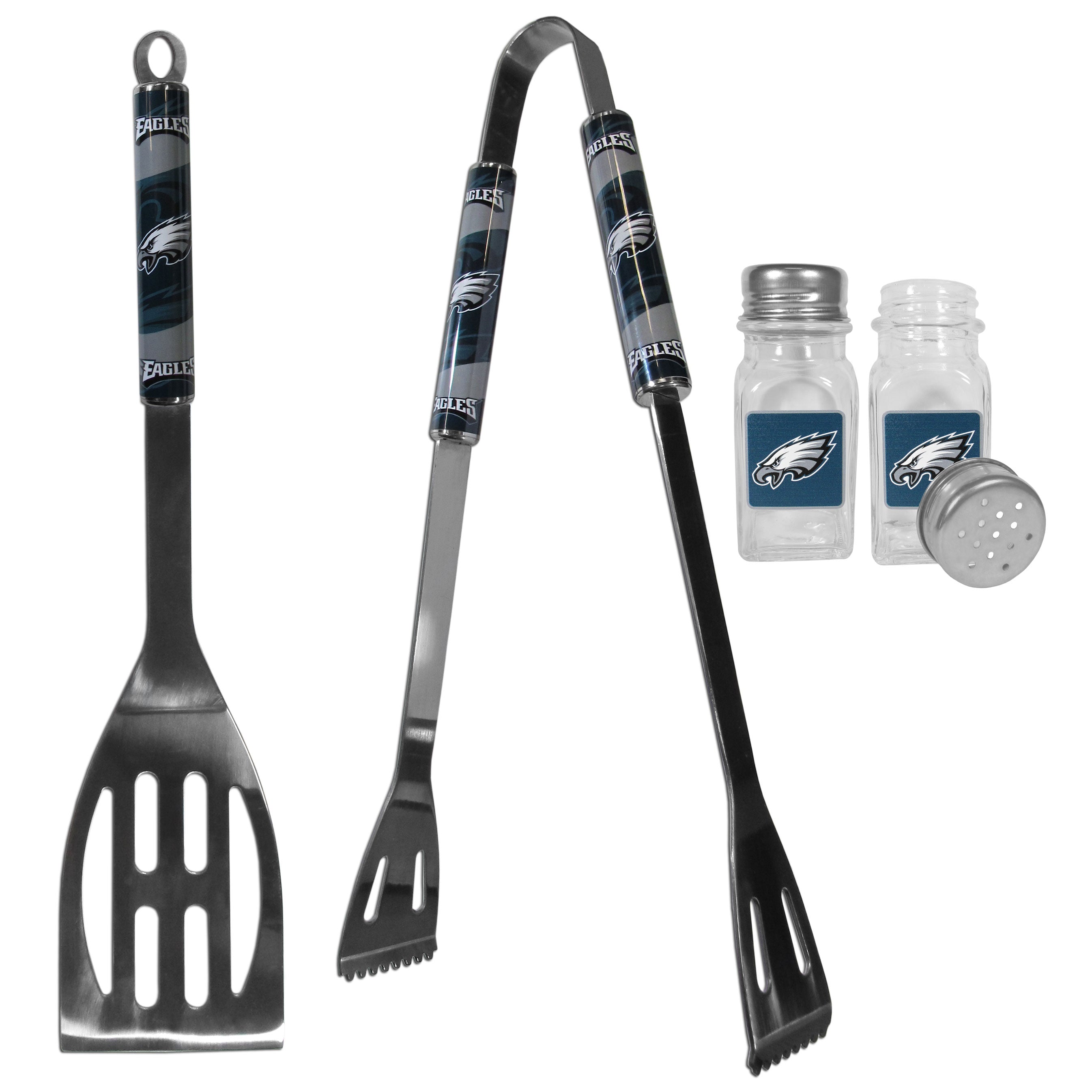 Philadelphia Eagles 2pc BBQ Set with Salt & Pepper Shakers