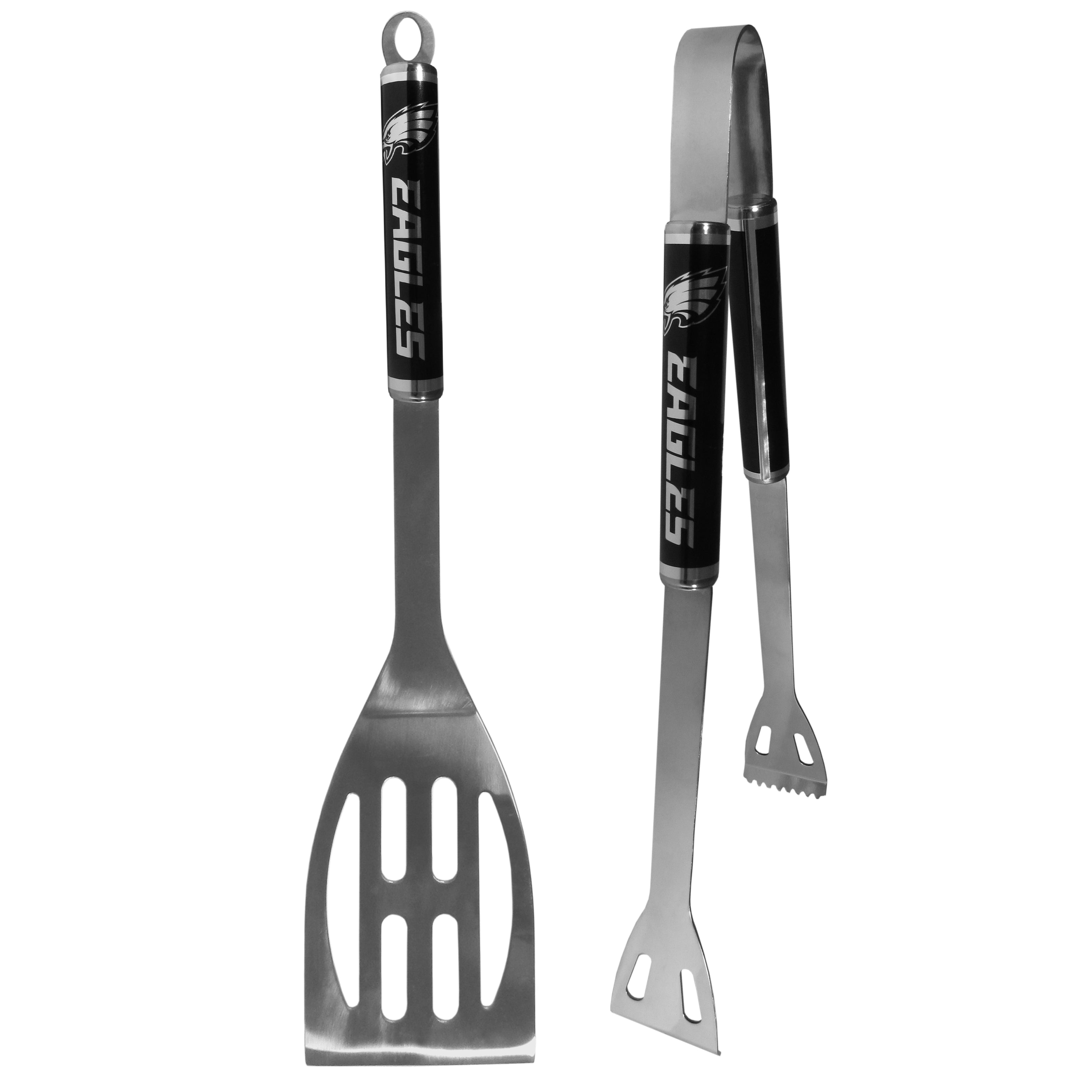 Philadelphia Eagles 2 pc Black BBQ Set