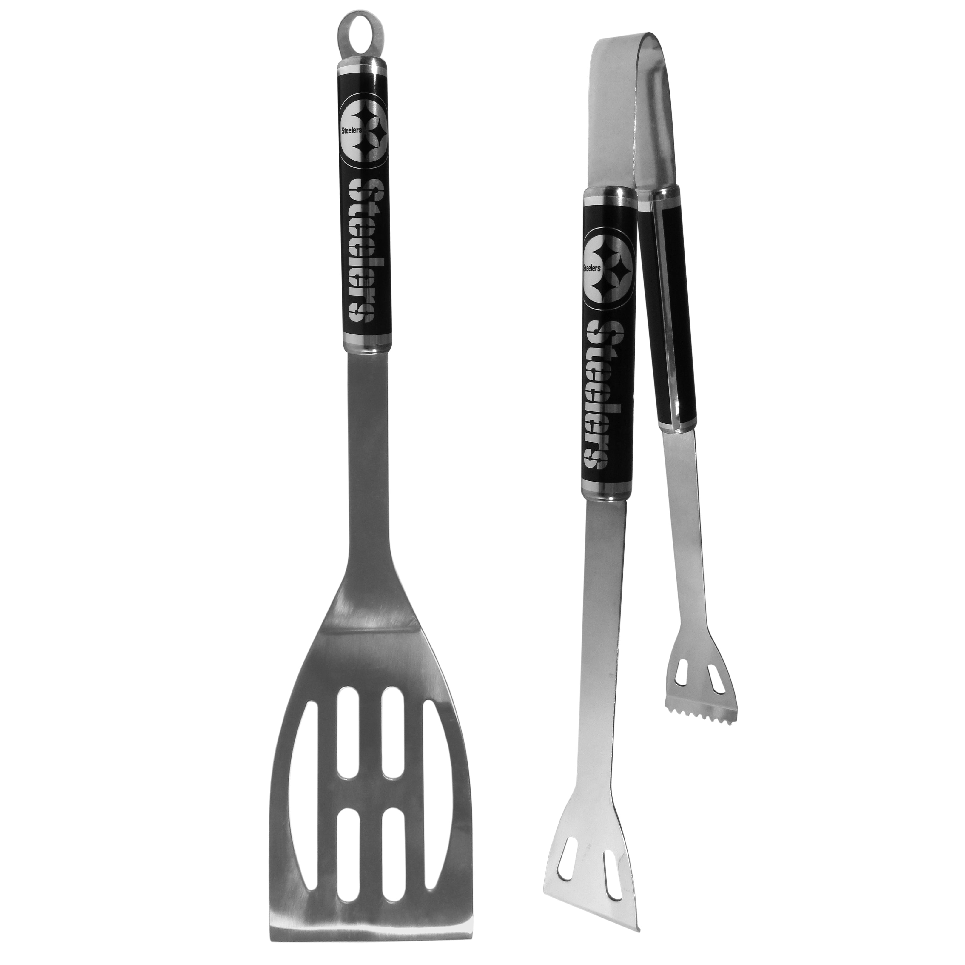 Pittsburgh Steelers 2 pc Black BBQ Set
