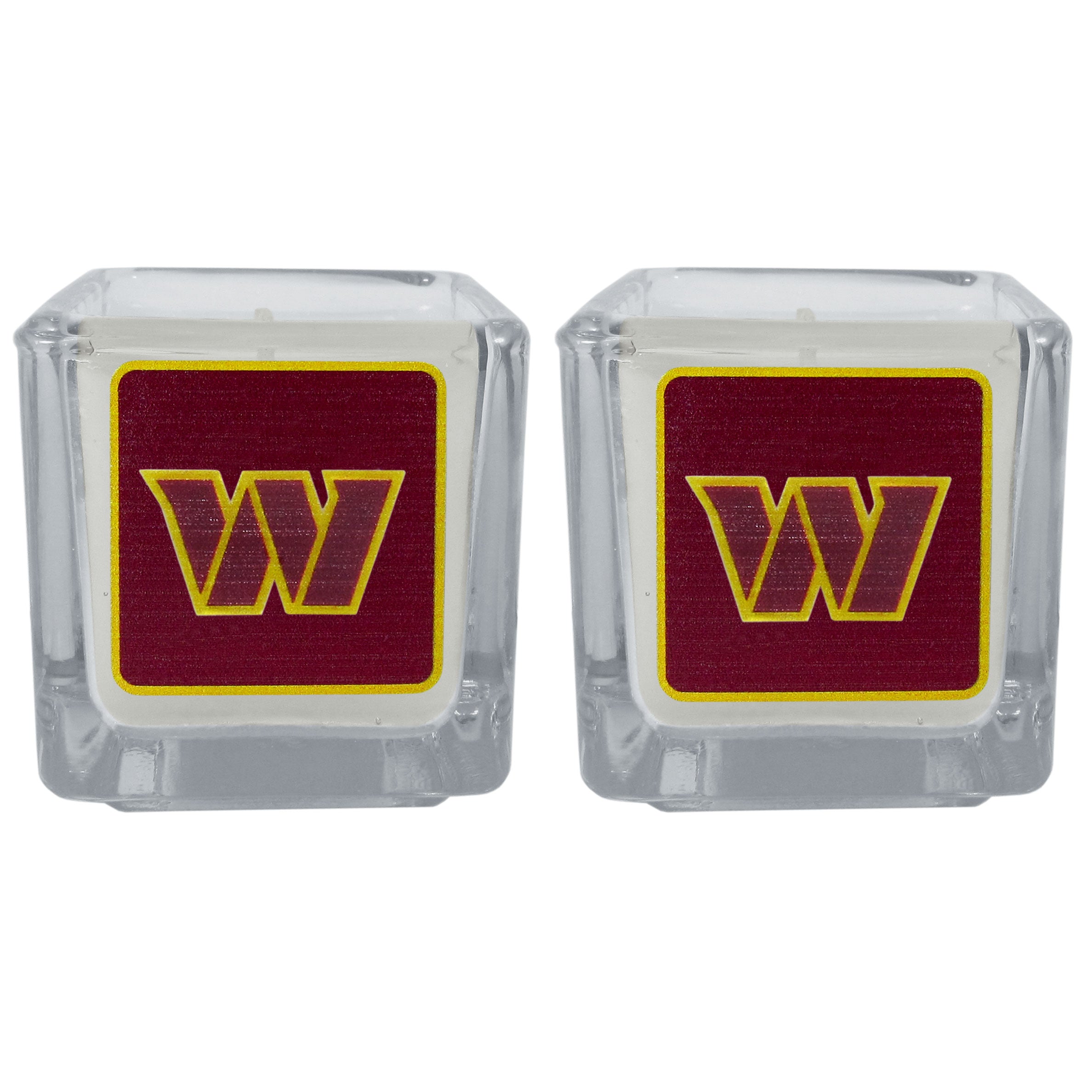 Washington Commanders Graphics Candle Set - Sports Collectibles, Sports Memorabilia, Sports Fan Shop, Sports Gifts
