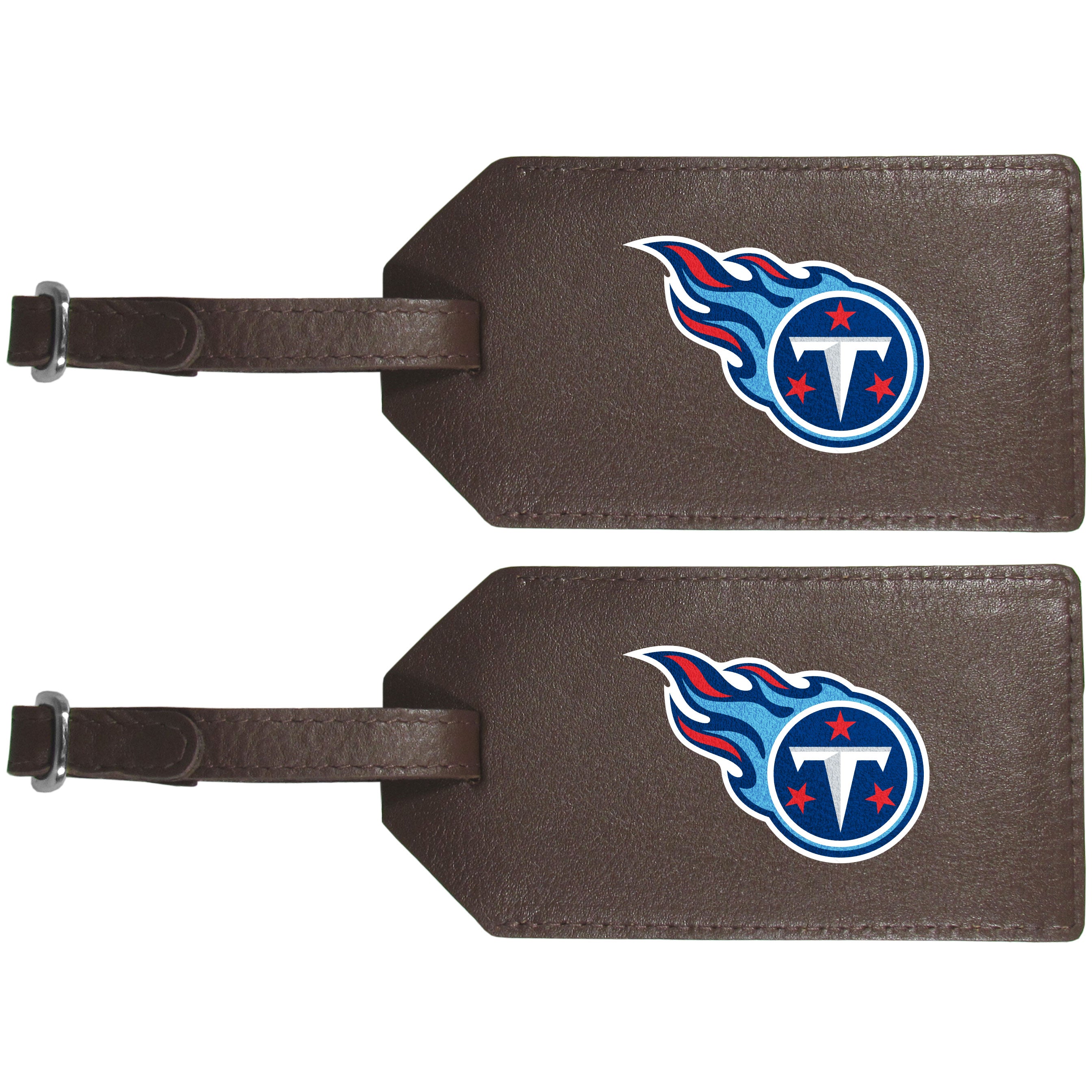 Tennessee Titans Leather Luggage Strap, 2pk